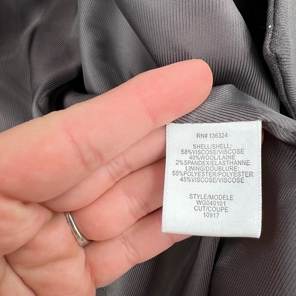 Halston Heritage Long Sleeve Open Front Jacket Ladies Size 8 NEW - Picture 6 of 8